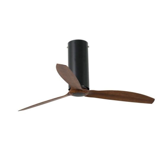 tube-fan-matt-black-wood-ceiling-fan-with-dc-motor-32037ul